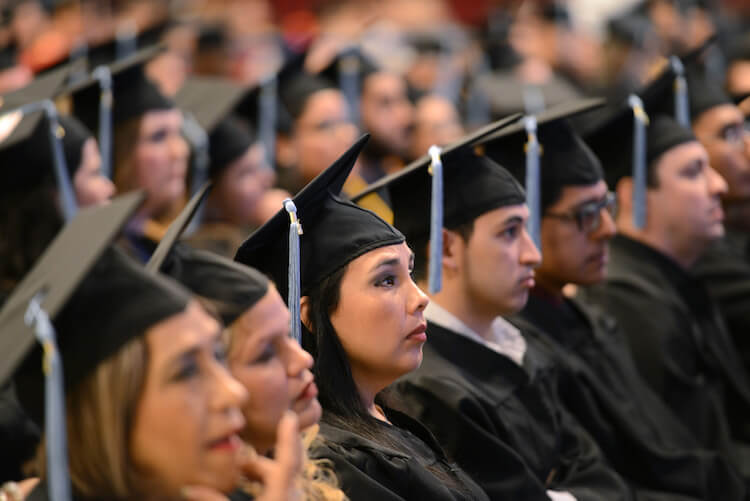 The 2015 graduating class of Texas Southmost College in Brownsville, Texas. 