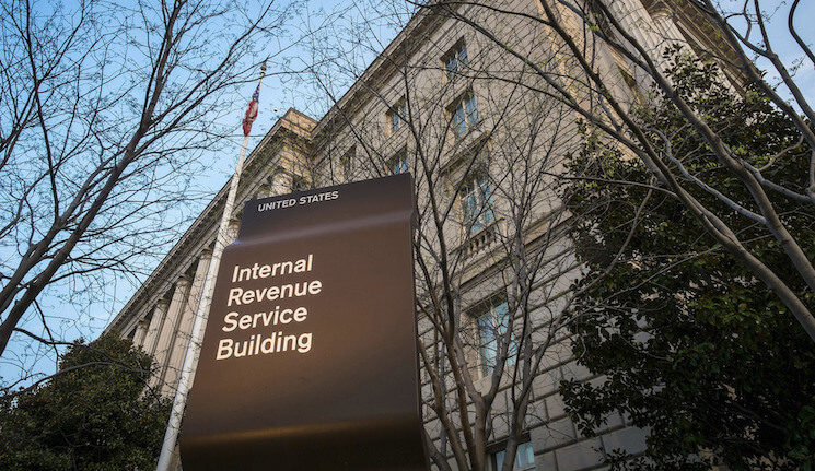 The Internal Revenue Service headquarters building in Washington.