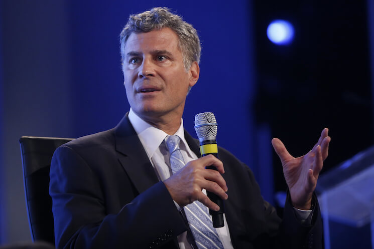 Economist Alan Krueger speaks at the 2014 Fiscal Summit in Washington.