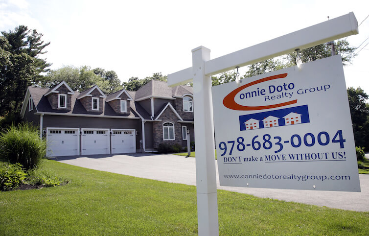 A house for sale in North Andover, Massachusetts.