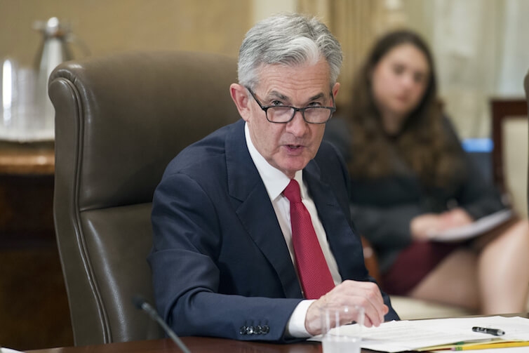 Federal Reserve Board Chairman Jerome Powell in a meeting in Washington in June 2018.
