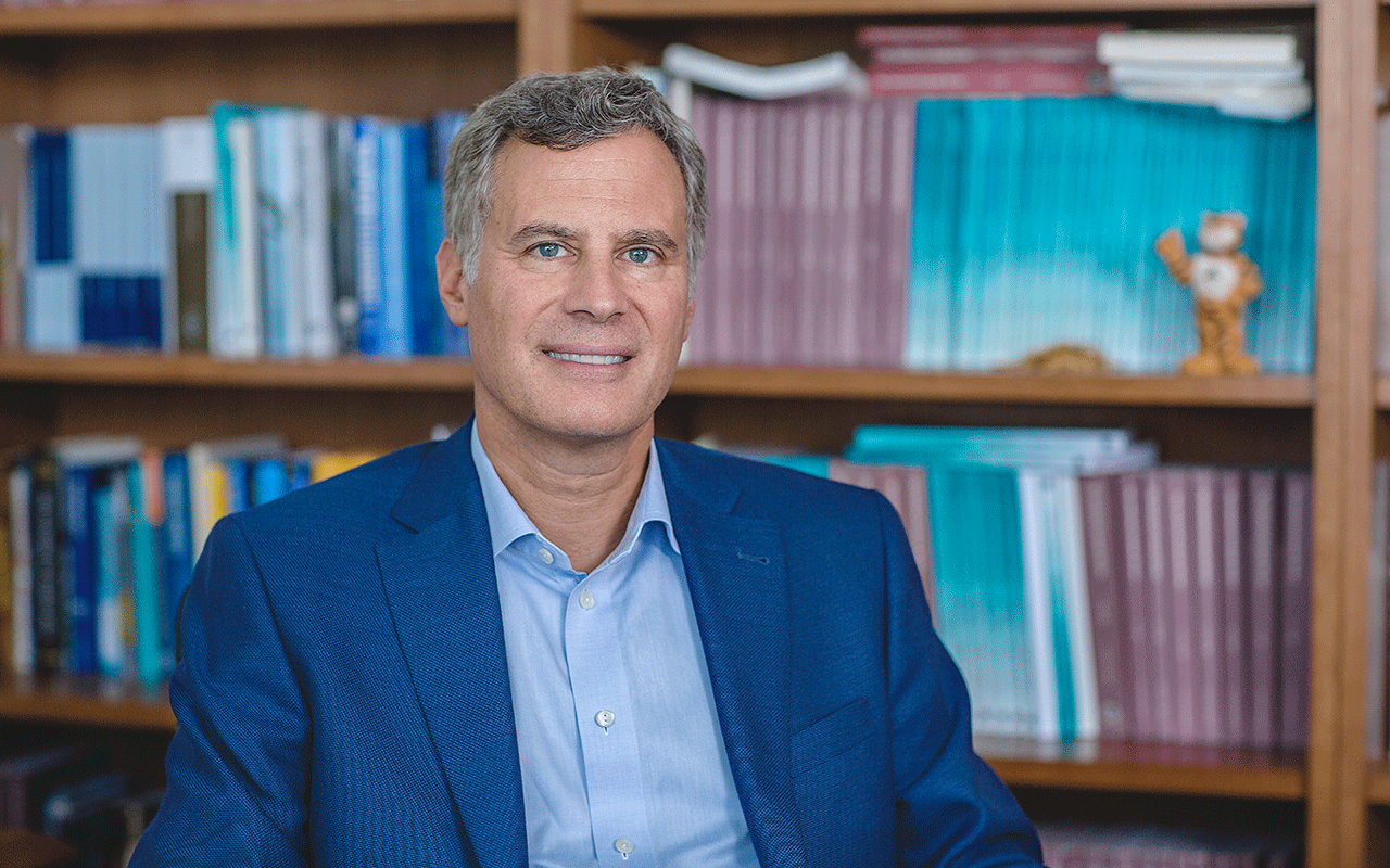 Alan Krueger, Bendheim Professor of Economics and Public Policy, in his office in the Louis A. Simpson International Building. August 2017.