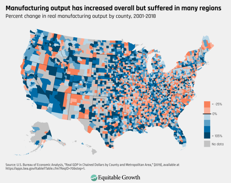 New measure of county-level GDP gives insight into local-level U.S. economic growth - Equitable 