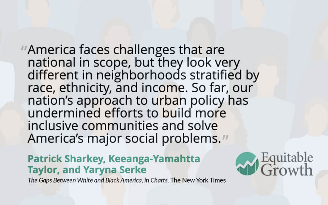 Quote from Patrick Sharkey and co-authors on urban policy and neighborhood communities
