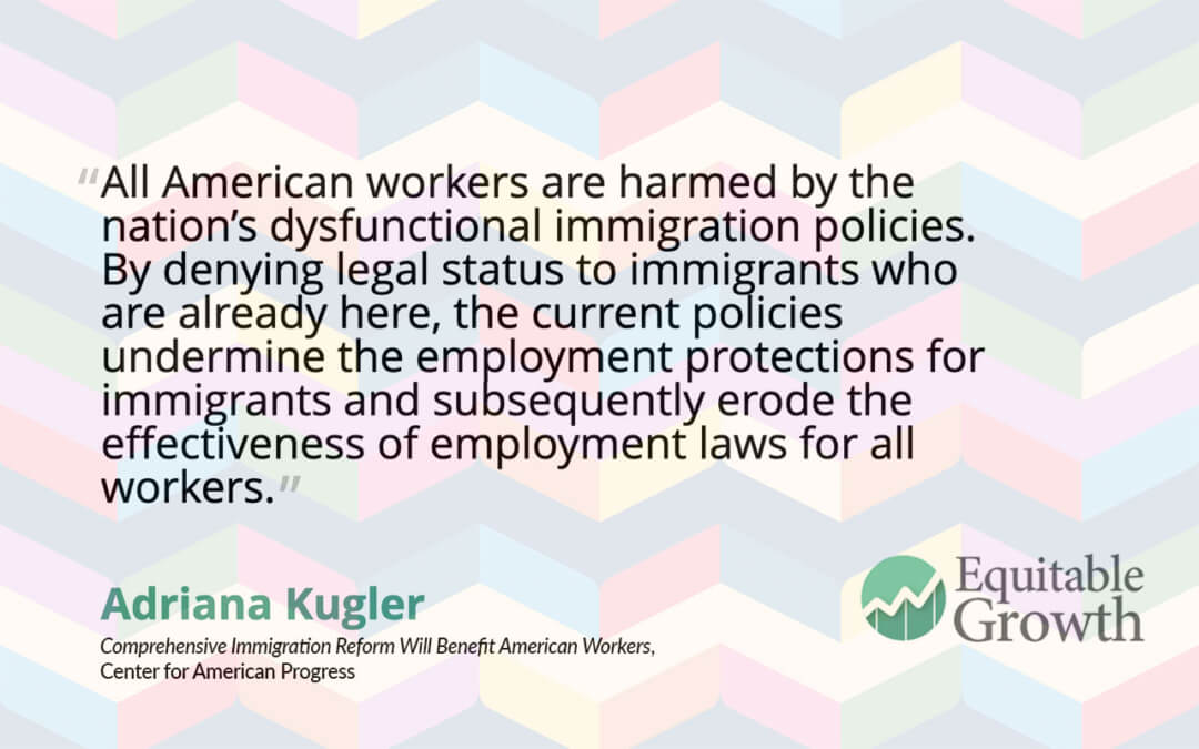 Quote from Adriana Kugler on immigration policies