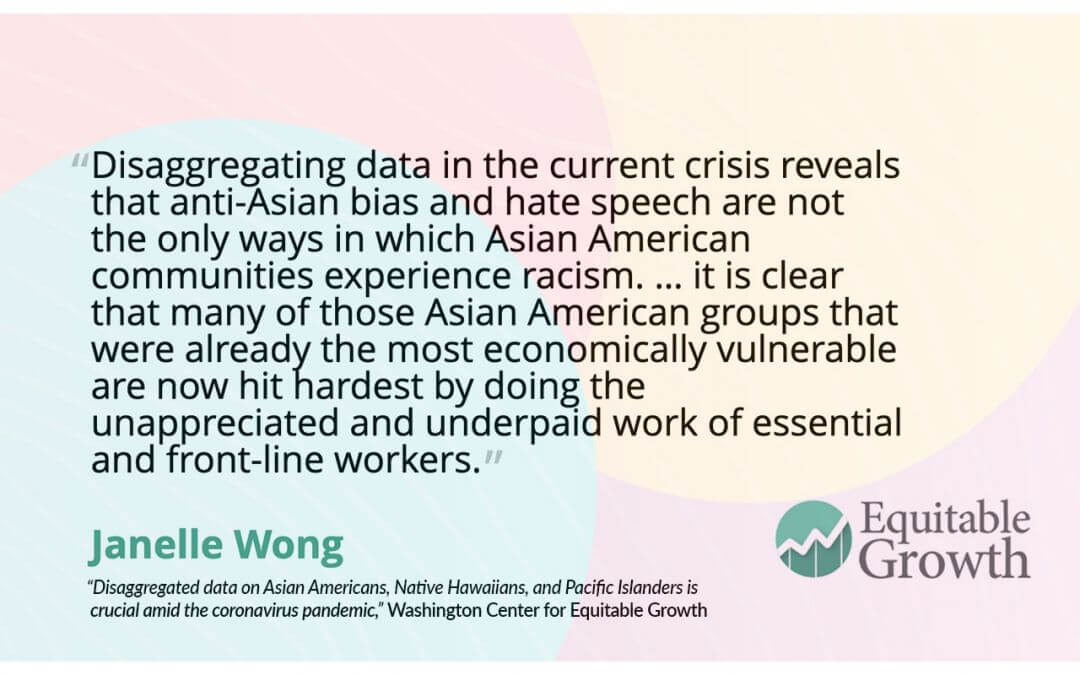 Quote from Janelle Wong on disaggregated data for Asian Americans