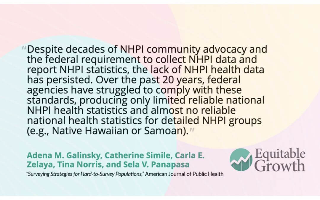 Quote from Sela Panapasa and co-authors on the lack of NHPI health data