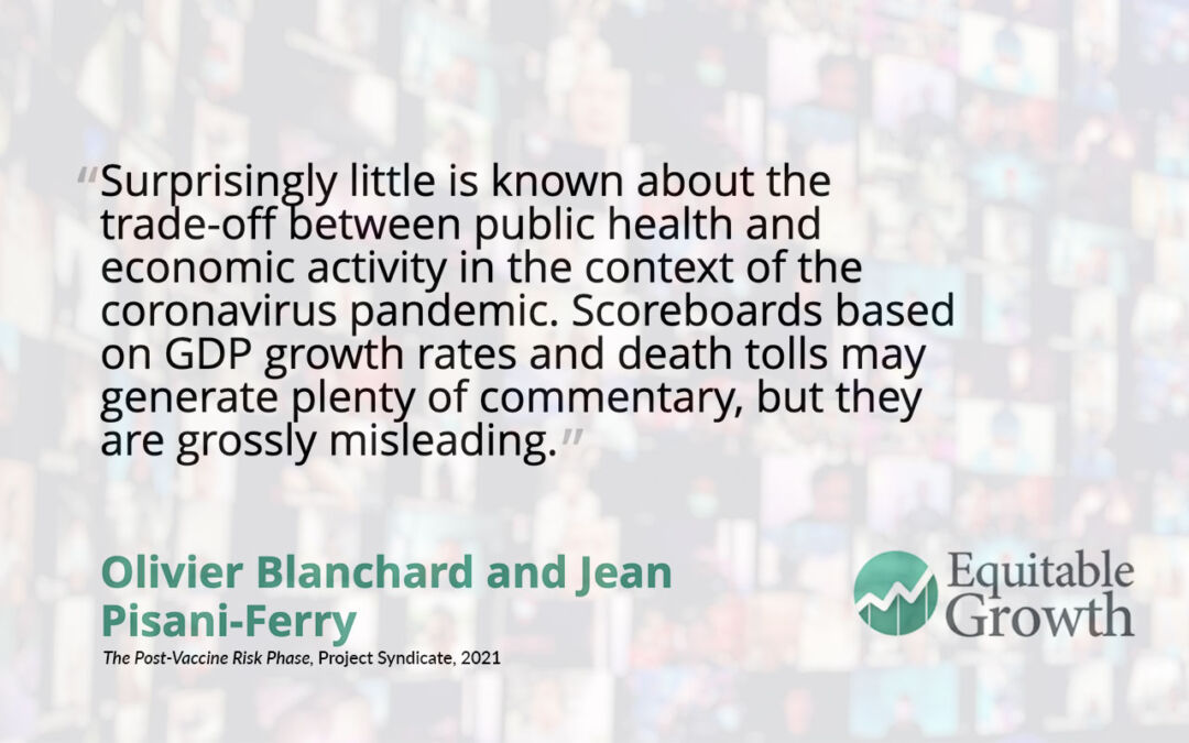 Quote from Olivier Blanchard on public health and economic activity